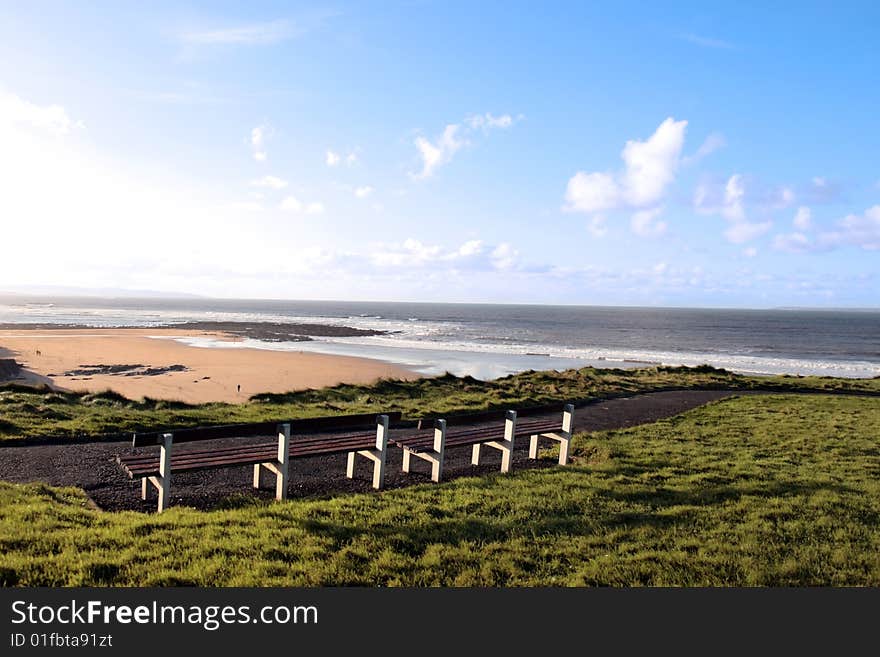 View of the atlantic ocean. View of the atlantic ocean