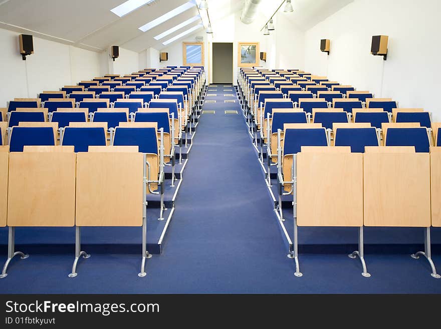 Empty small classroom for students. Empty small classroom for students