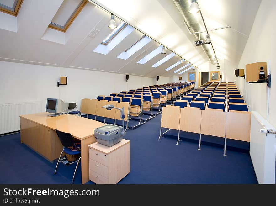 Empty small classroom for students. Empty small classroom for students