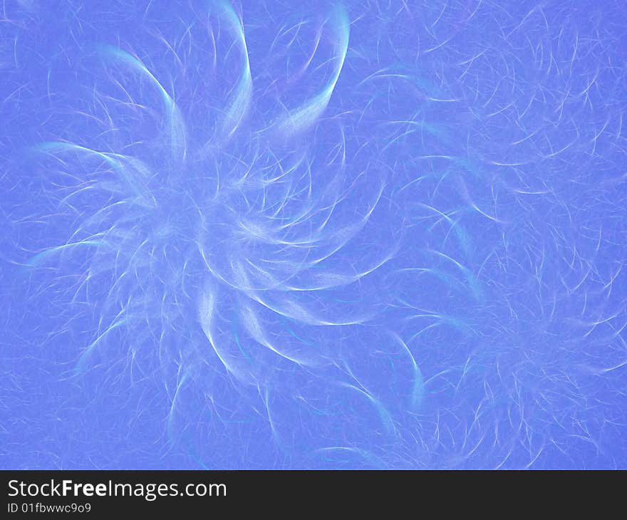 Abstract blue background. Fractal image