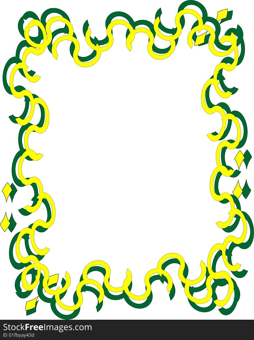 Green and Yello Squiggles