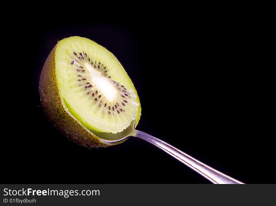 Kiwi With Spoon