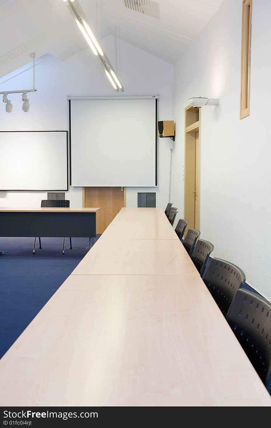 Empty classroom