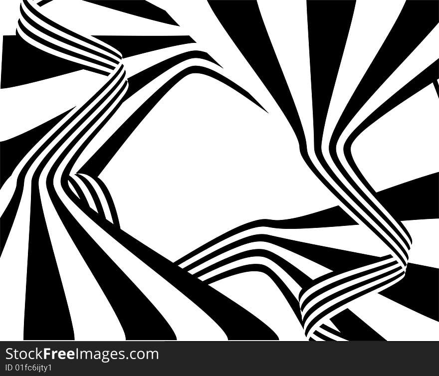 Illustration of futuristic abstract background