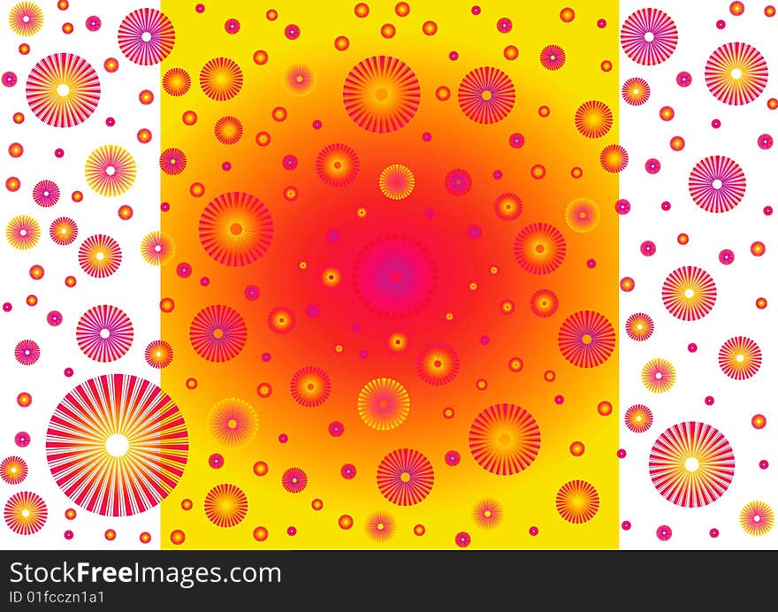 Abstract colorful yellow background pattern. Abstract colorful yellow background pattern