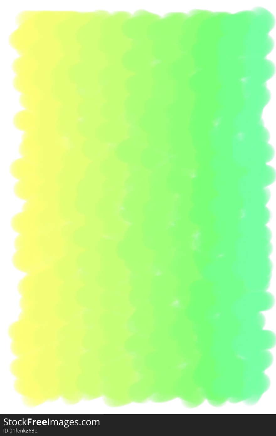 Abstract painted yellow and green gradient background. Abstract painted yellow and green gradient background.