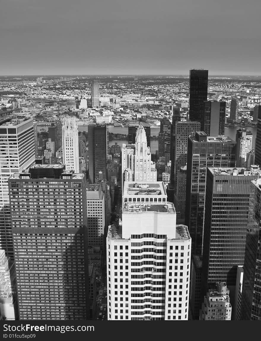 Skyscrapers rising tall in NYC. Skyscrapers rising tall in NYC