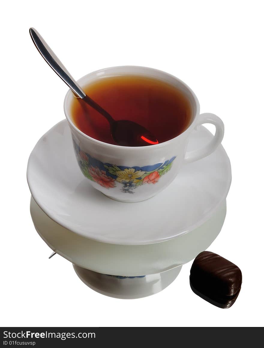 A cup of black tea