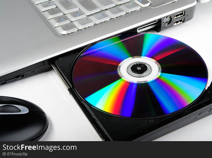 Laptop With Disk