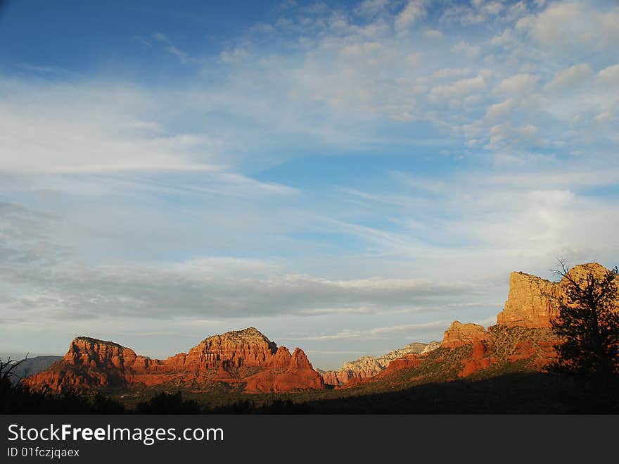 Red Rock formations of the Sedona Arizona area. Red Rock formations of the Sedona Arizona area