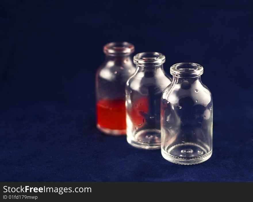 Three vials