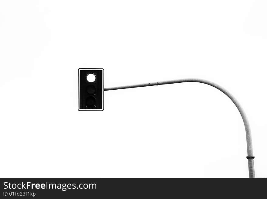 A visual signal to control the flow of traffic at intersections. A visual signal to control the flow of traffic at intersections.