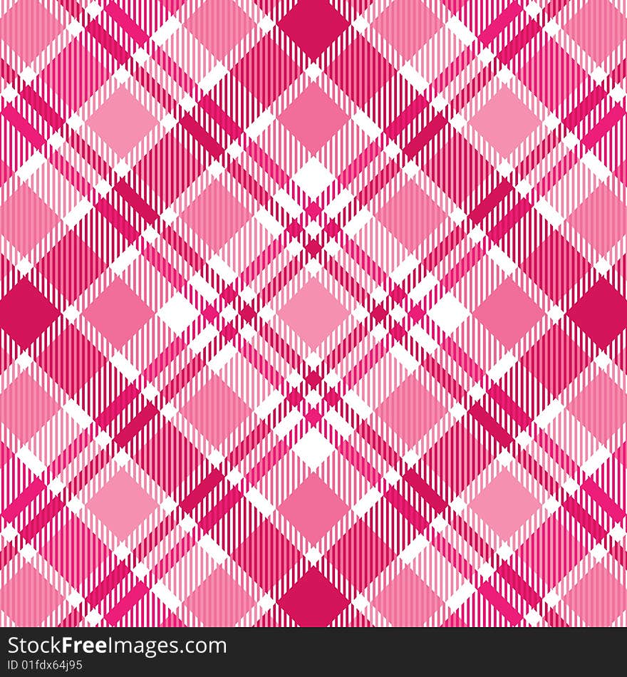 Pink Stripe Plaid