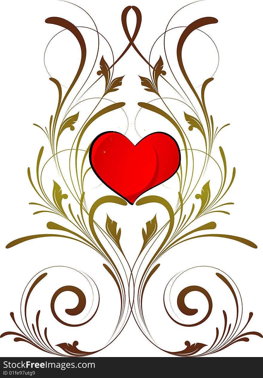 St. Valentine background.