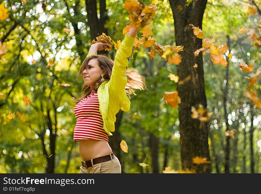 Girl In A Park