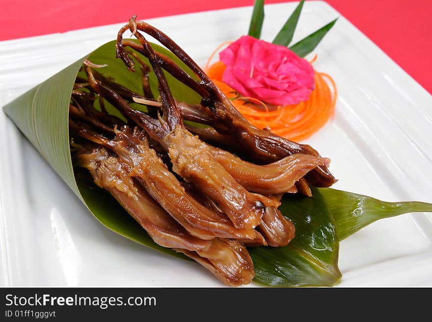 Fried snacks on a black table. Fried snacks on a black table