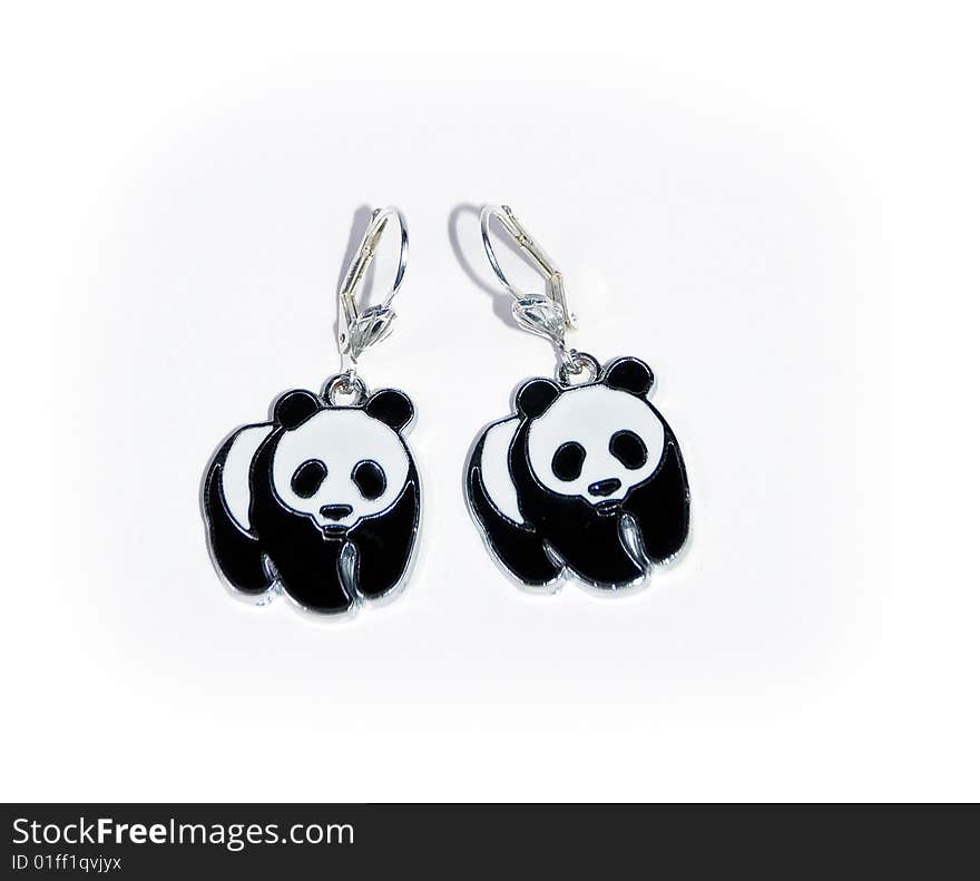 Panda Earring