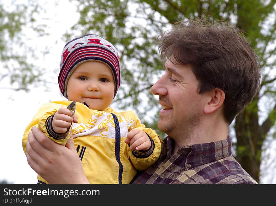 Father and  son