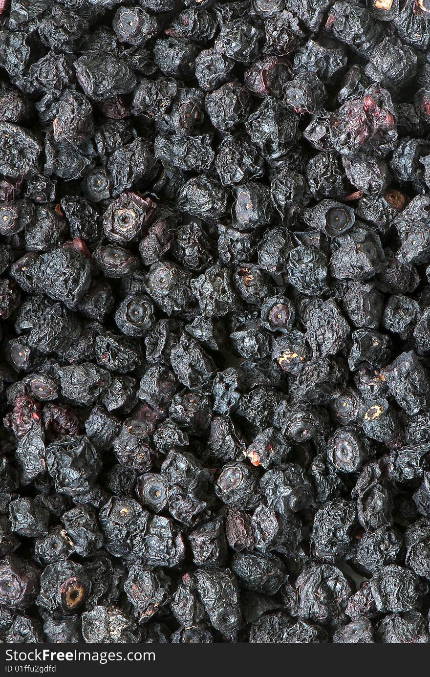 Composition from dried fruits on a light background