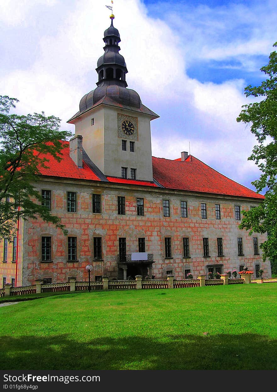 Castle of Bechyne in the southern part of the Czech Republic.