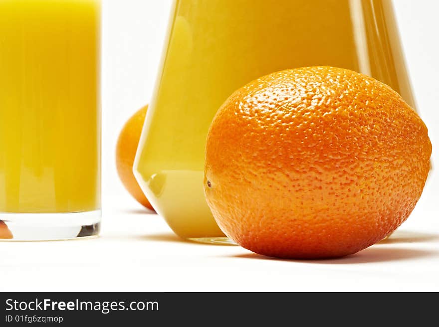 Fresh Orange And Juice