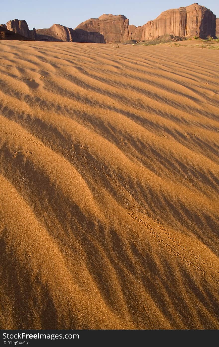 Sand Dunes Monument Valley