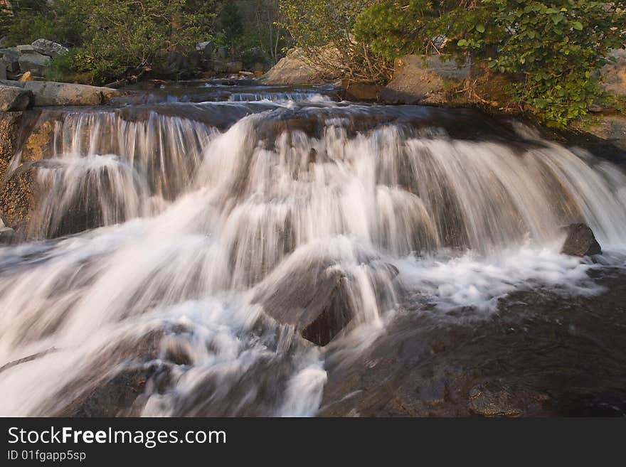 Waterfall Near Lake Tahoe-01