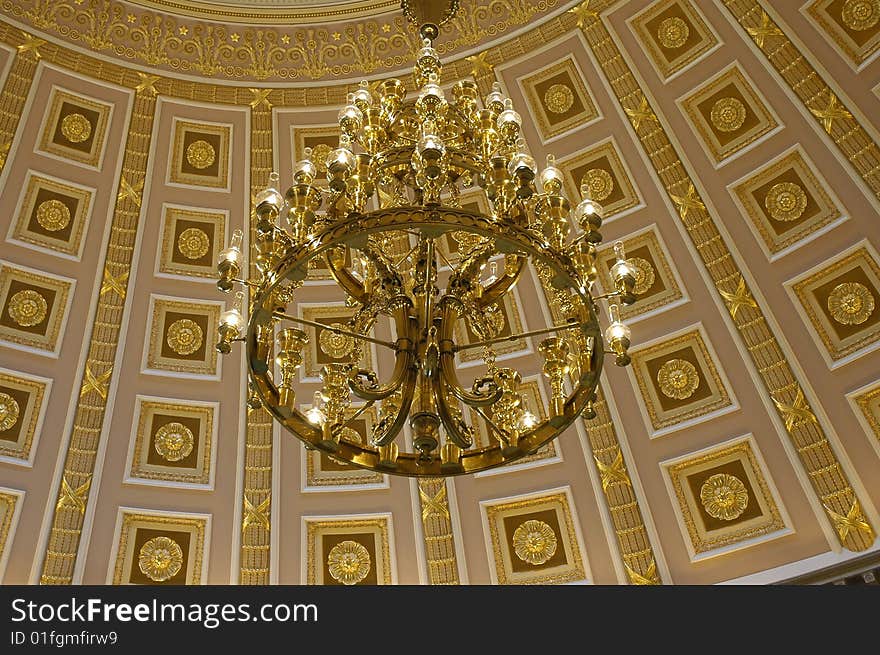 Chandelier in the Capitol building