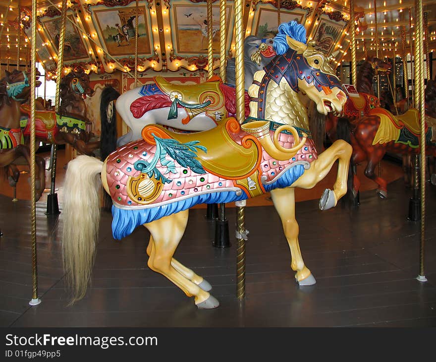 A Restored Old Carousel