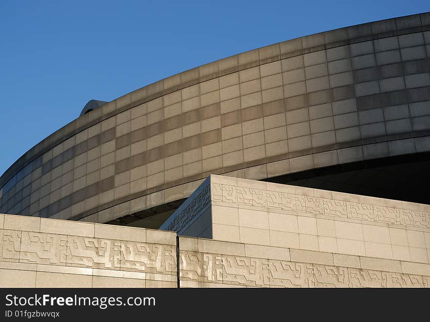 Stone architecture background