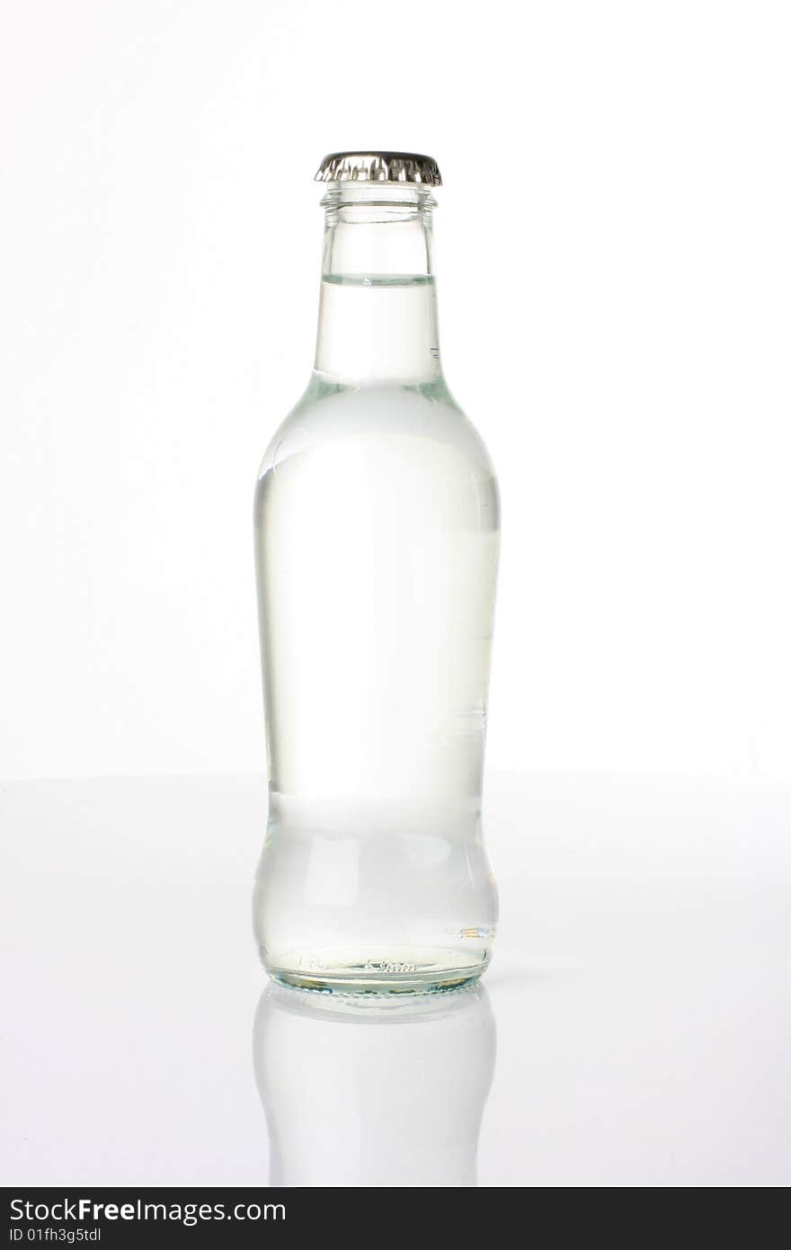 Bottled water shot in studio, isolated on white. Bottled water shot in studio, isolated on white