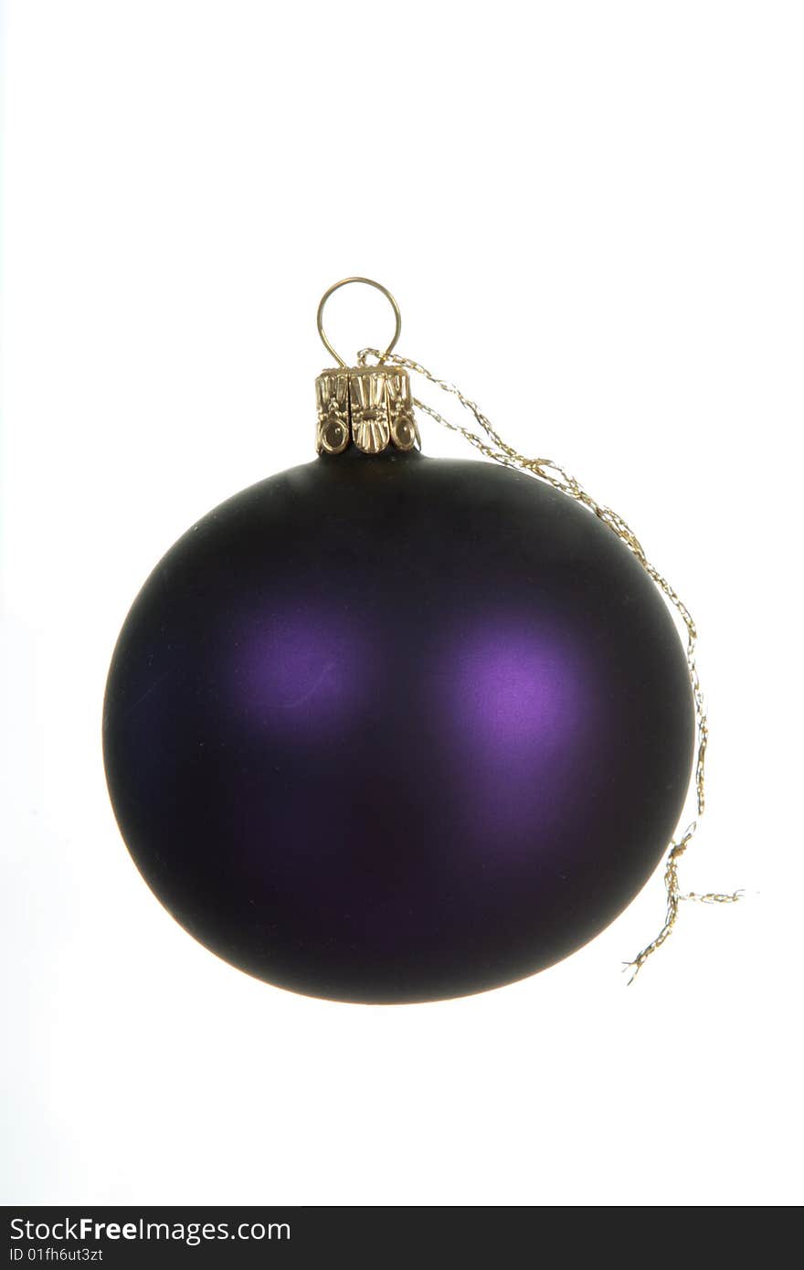 Purple Christmas Ball