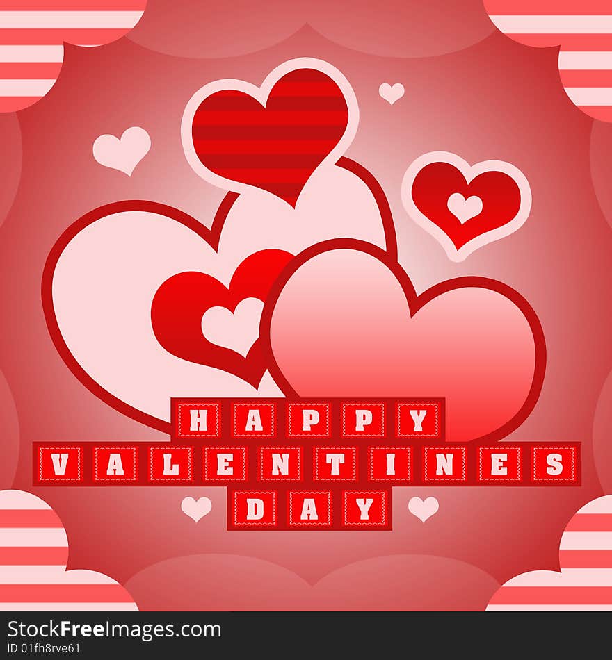 Valentine Card or Background