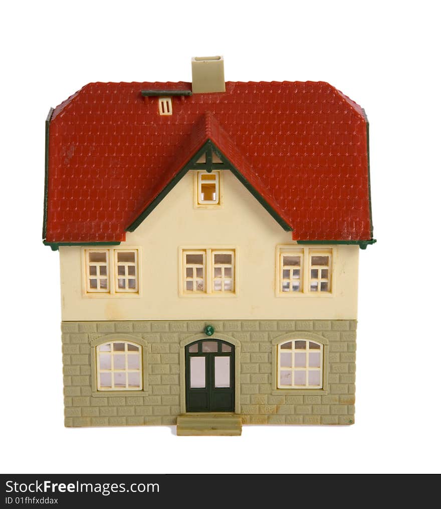 House On White Background. See Portfolio For Simil