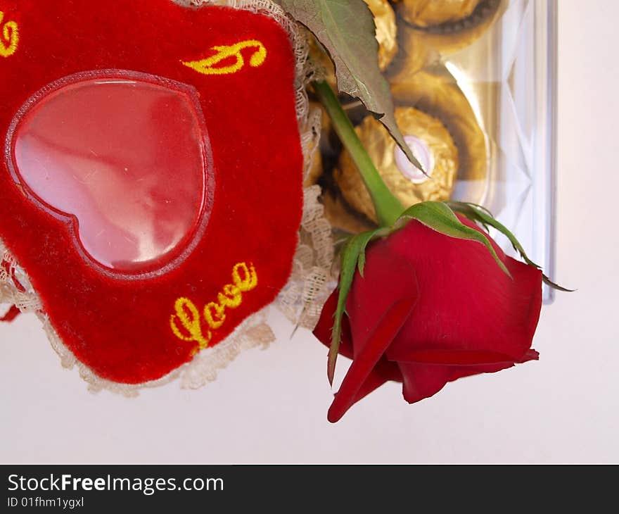 Red Rose Chocolate Valentine