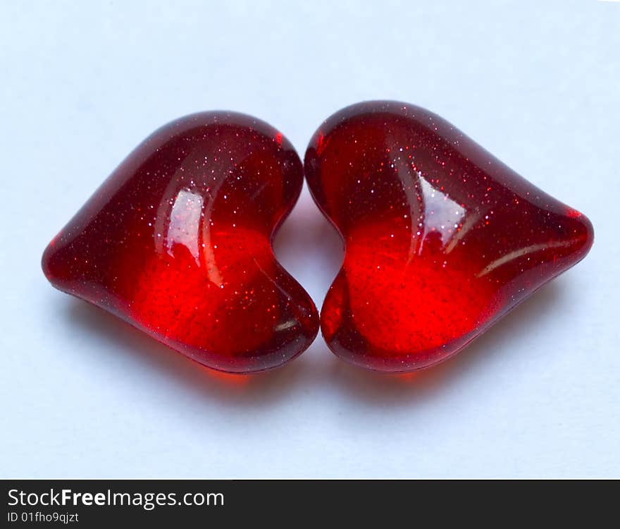 Photo of isolated lips made from harts. Photo of isolated lips made from harts