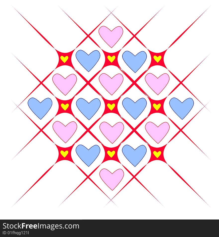 Valentines Abstract heart