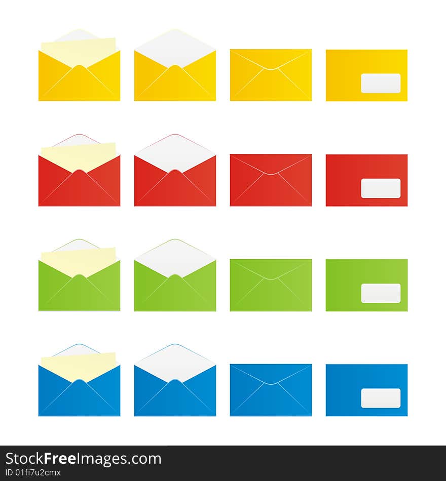 Isolated colored envelopes