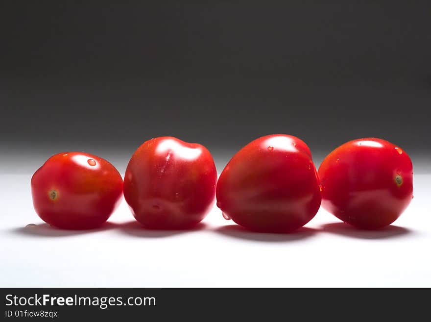 Four tomatoes