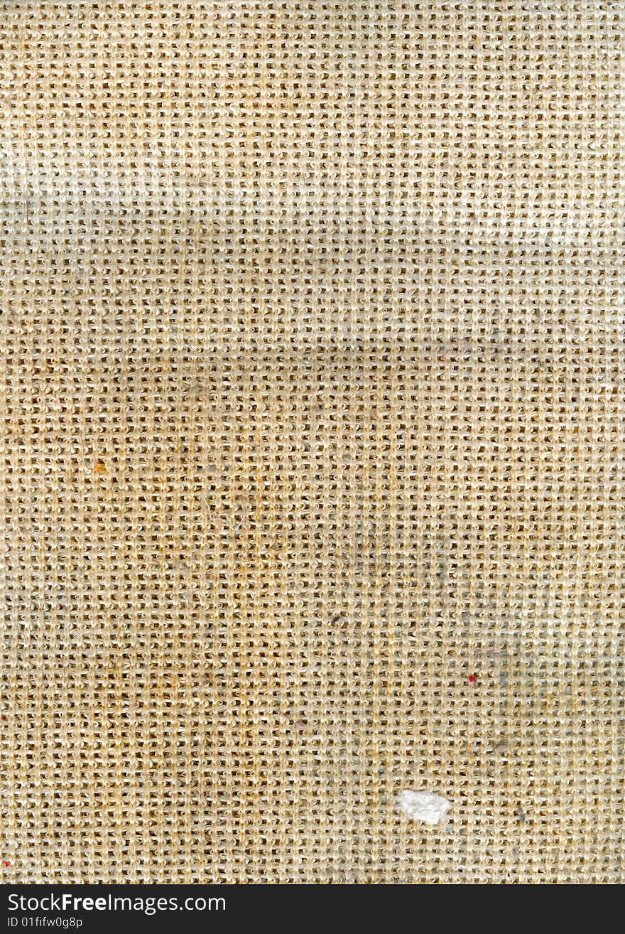 Textured background of burlap