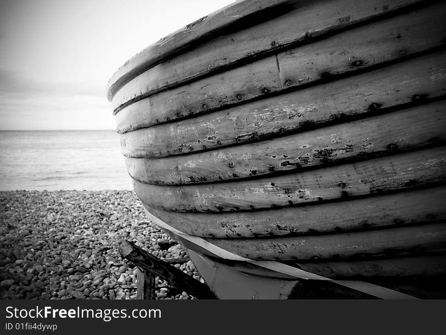 Boat side looking out to sea