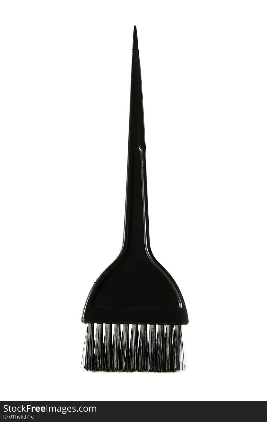 Brush on a white background