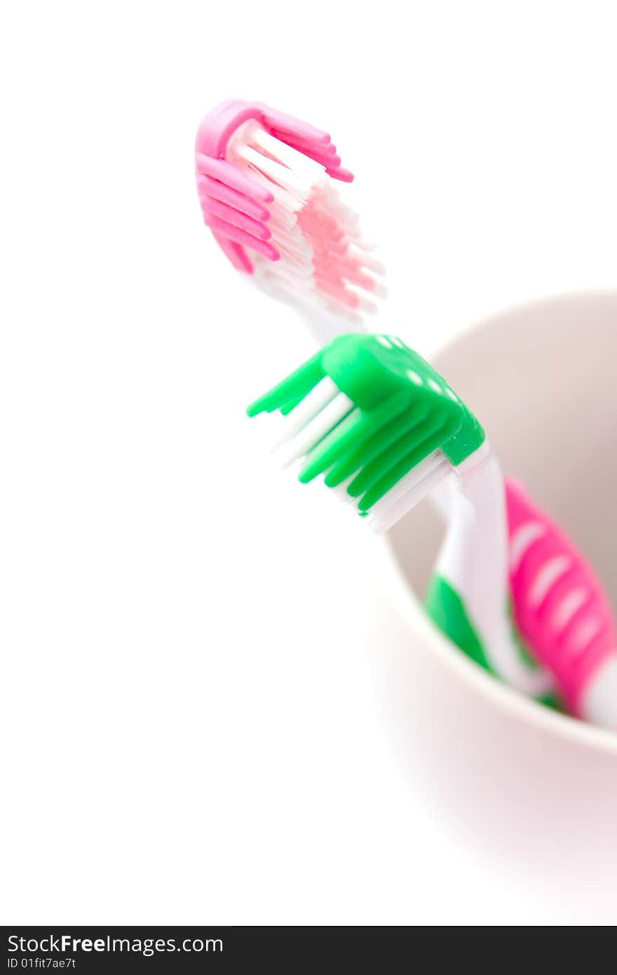 Two toothbrushes