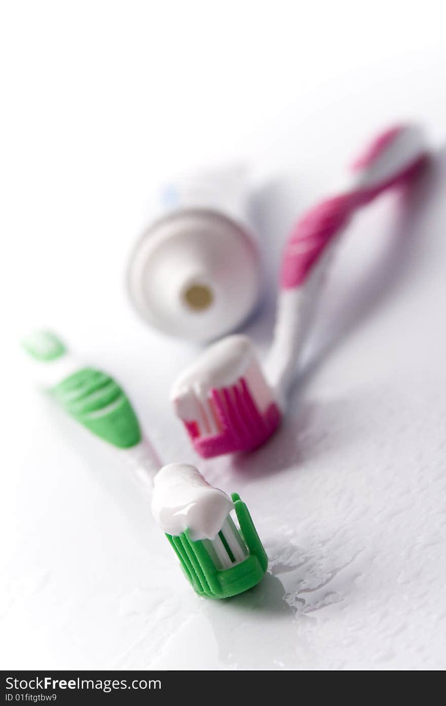 Toothpaste and toothbrushes