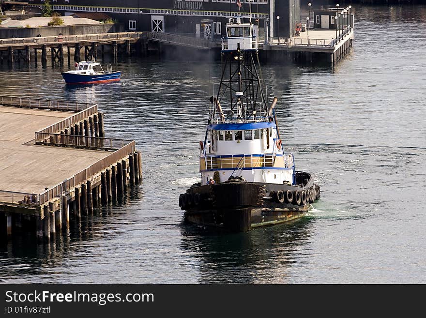 Tugboat by Aquarium