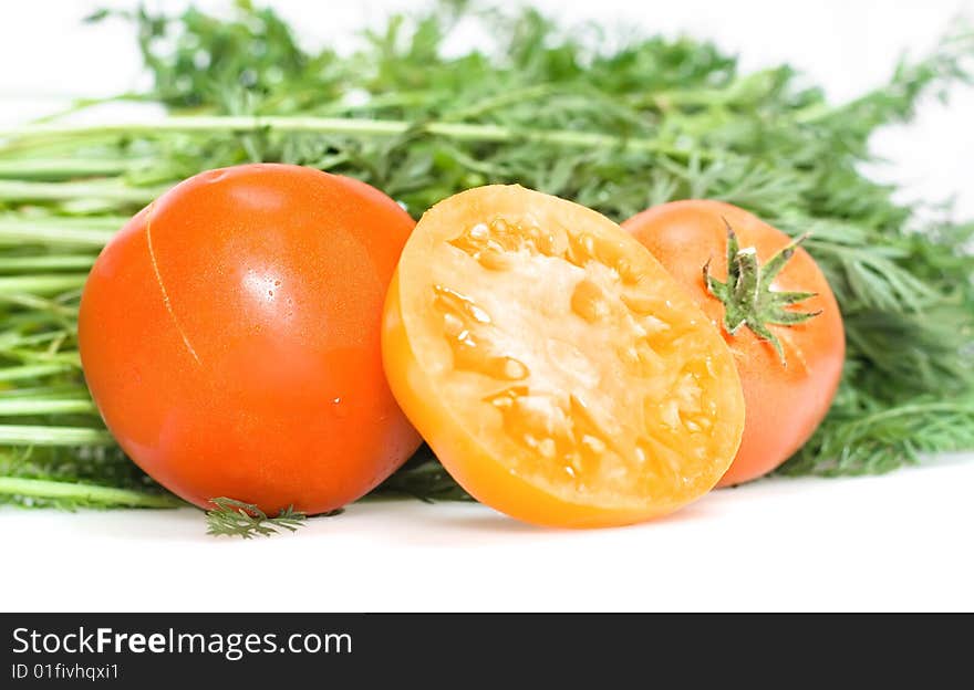 Fresh vegetables close up view.