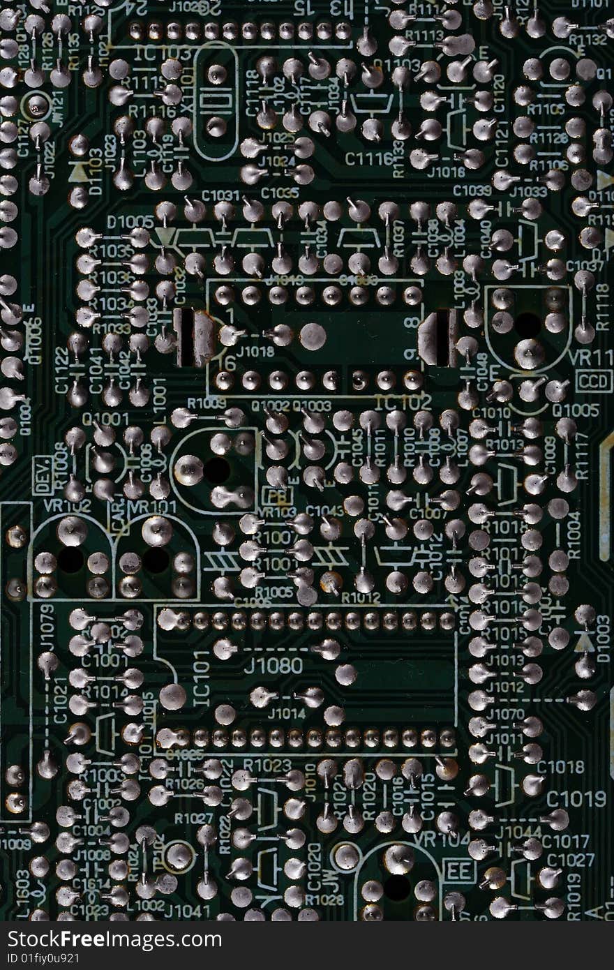 Microcircuit board.