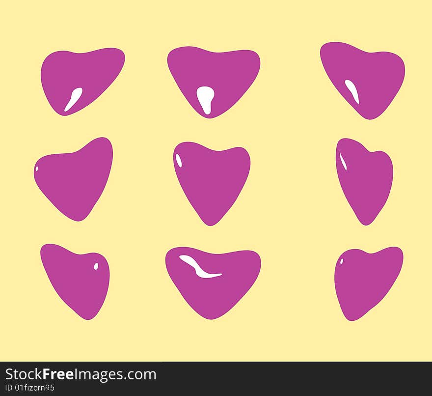 Foreshortenings Of Hearts