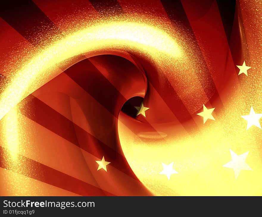 3d render of shiny rays abstract background. 3d render of shiny rays abstract background