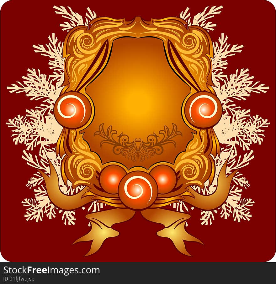 Abstract Christmas background